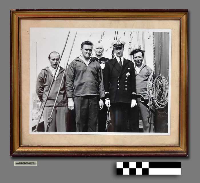 Bemanning Z.450 met Prins Albert II