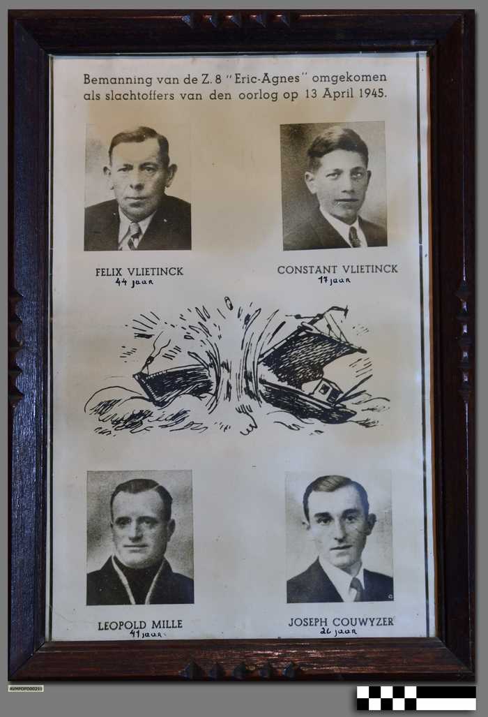 Omgekomen bemanning Z.8  'Eric-Agnes'