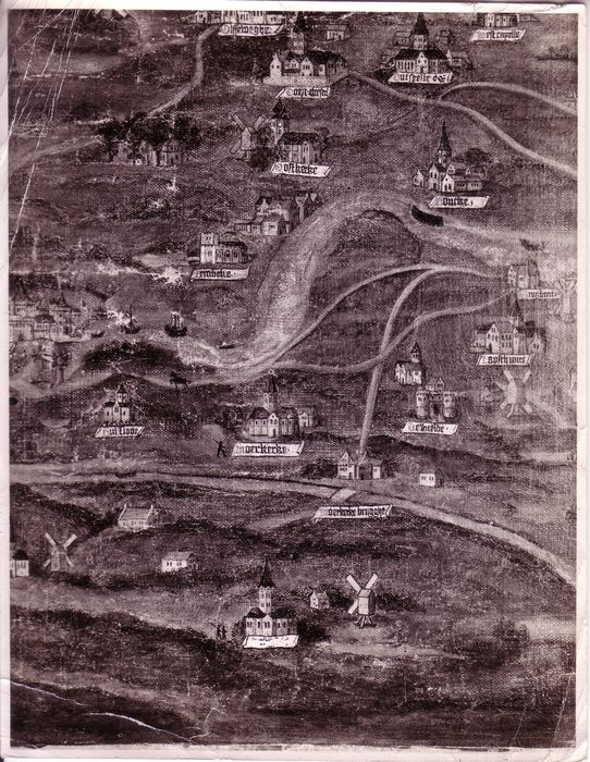 Deel schilderij/wandtapijt Pieter Pourbus