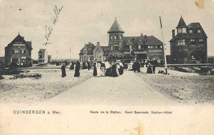 Duinbergen s. Mer, Route de la station