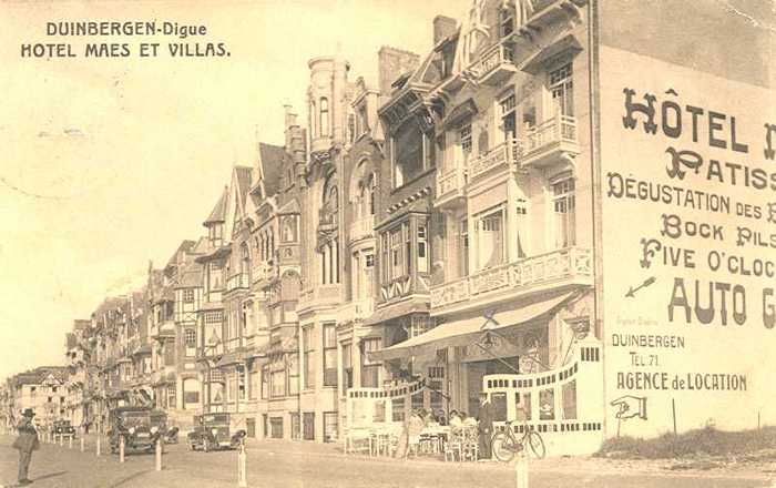 Duinbergen, Digue Hotel Maes et Villas