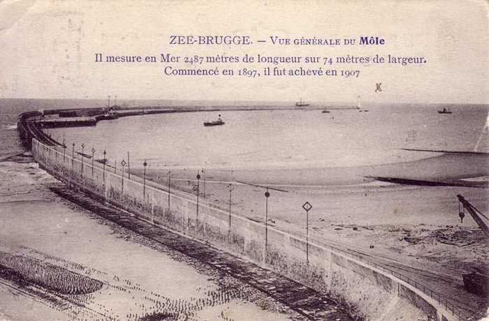 Zee-Brugge - Vue générale du Môle