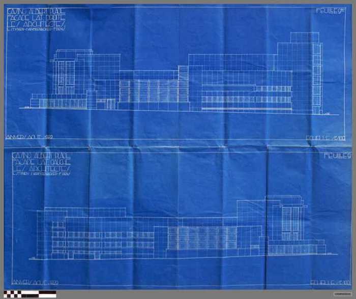 Casino Albert Plage, Façade Lat. Droite & Façade Lat. Gauche.