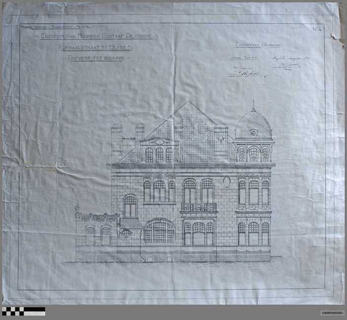Eigendom van Mijnheer Gustaaf Dejonghe - Kursaalstraat te Heyst aan Zee
