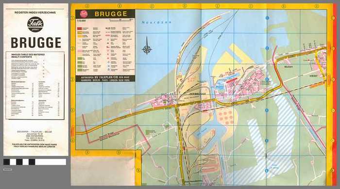 Stadsplattegrond Brugge