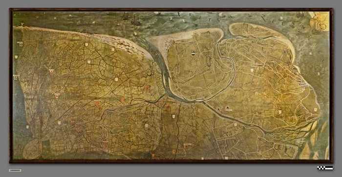 Historische kaart Zwinmonding