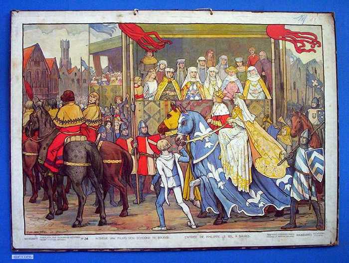 Intrede van Filips den Schoone te Brugge