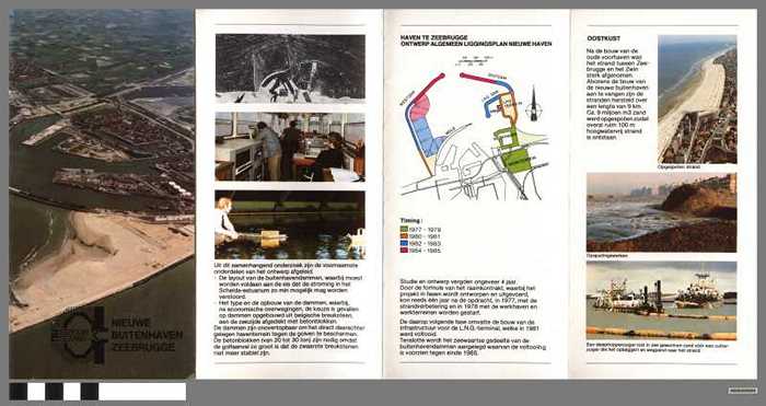 Zeebouw zeezand Nieuwe buitenhaven Zeebrugge.