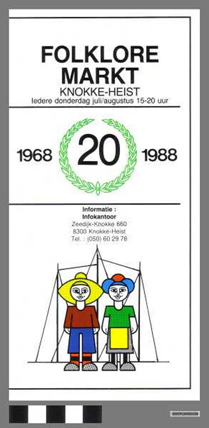 Folkloremarkt Knokke-Heist - 20 jaar - 1968-1988