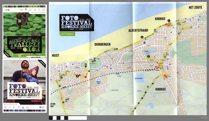 Stads/fietsplan Knokke-Heist Fotofestival 2012