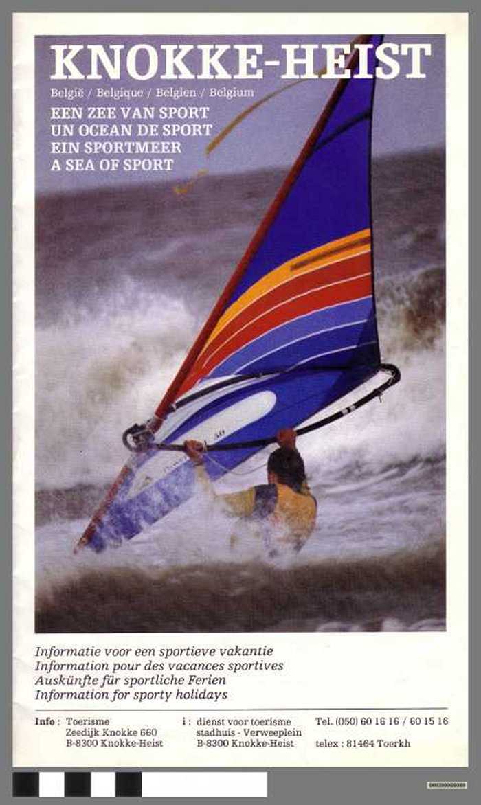 Knokke-Heist België Een zee van sport
