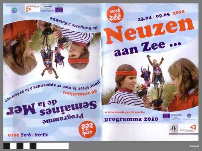 Neuzen aan zee - week van de zee 2010. - Programme semaines de la mer.