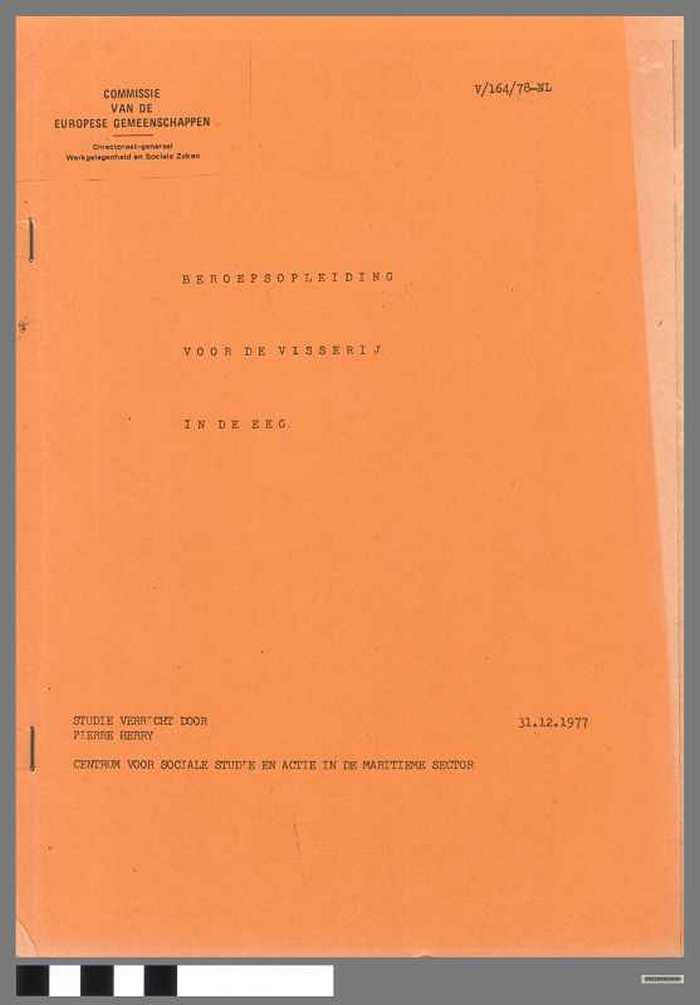 Beroepsopleiding voor de visserij in de EEG