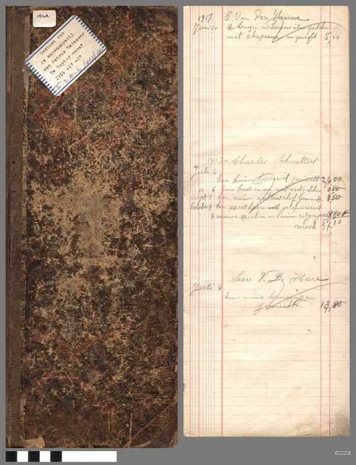 Dagboek van de wagenmakerij van Petrus Dejaeger