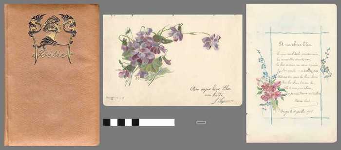 Poëziealbum van Elza Bossier