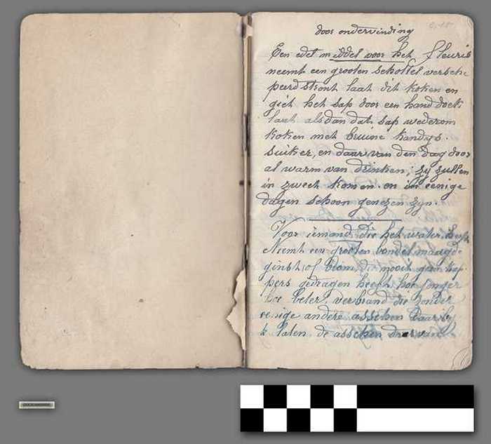 Boekje met genezingsrecepten door ondervinding