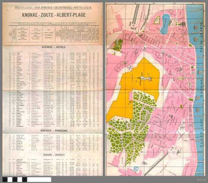 Liste d Hôtels - Hotelllijst - List of Hotels - Hotelliste - Knokke-Zoute-Albert-Plage.