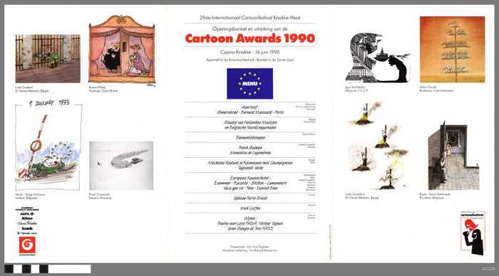 29 ste Internationaal Cartoonfestival Knokke-Heist - Cartoonawards 1990
