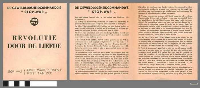 Revolutie door de liefde - De geweldloosheidcommando's STOP-WAR