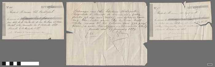 Rekeningen voor de bouw van de graftombe van Sebastiaan Nachtegaele