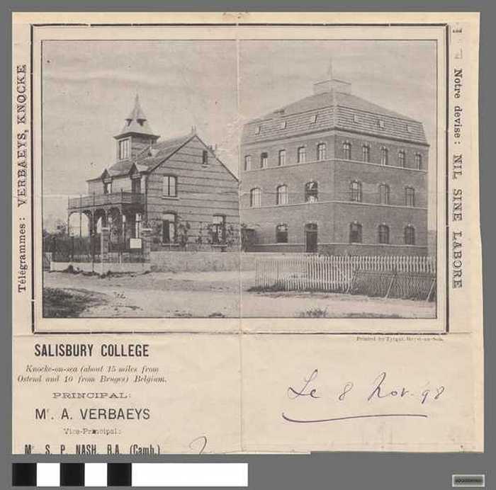 Uitgeknipte afbeelding - Salisbury College - Knocke-on-sea