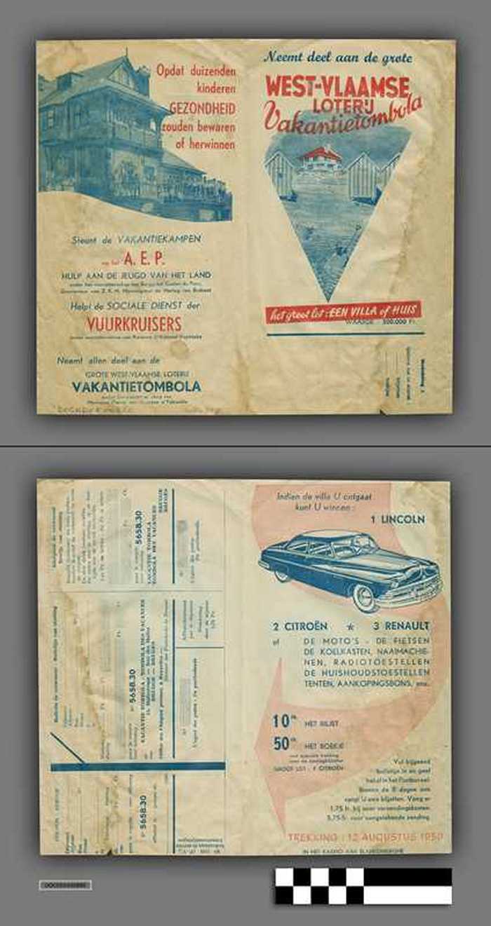 West-Vlaamse loterij - Vakantietombola