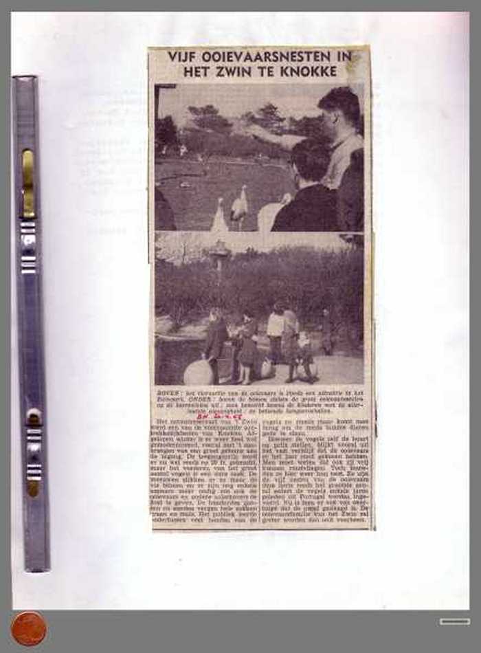 Zwinstreek: Map met krantenknipsels