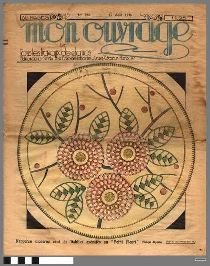 Mon ouvrage - 15/08/1936