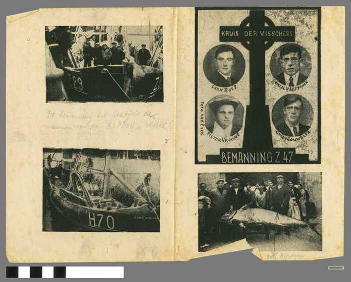 De bemanning die destijds de mannen van de 'NIPPON' redde