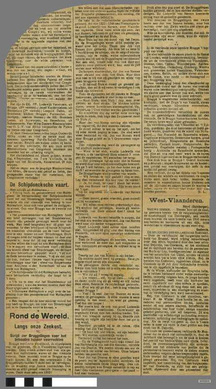 Rond de Wereld Langs onze zeekust - VI - Strijd der Bruggelingen voor het behouden hunner voorrechten