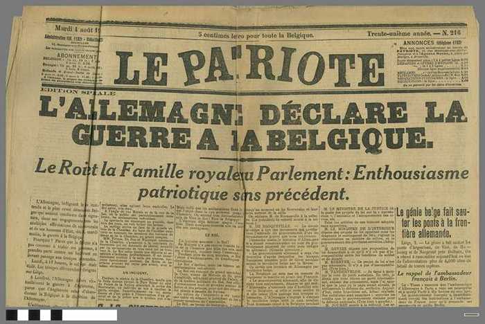 Le Patriote - N° 216 dd. 4 auôt 1914