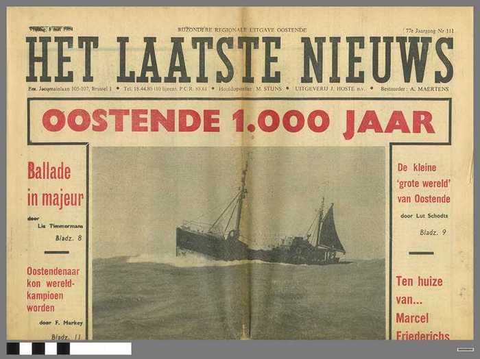 Het Laatste Nieuws - 71ste Jaargang - N° 111 dd. 08 mei 1964