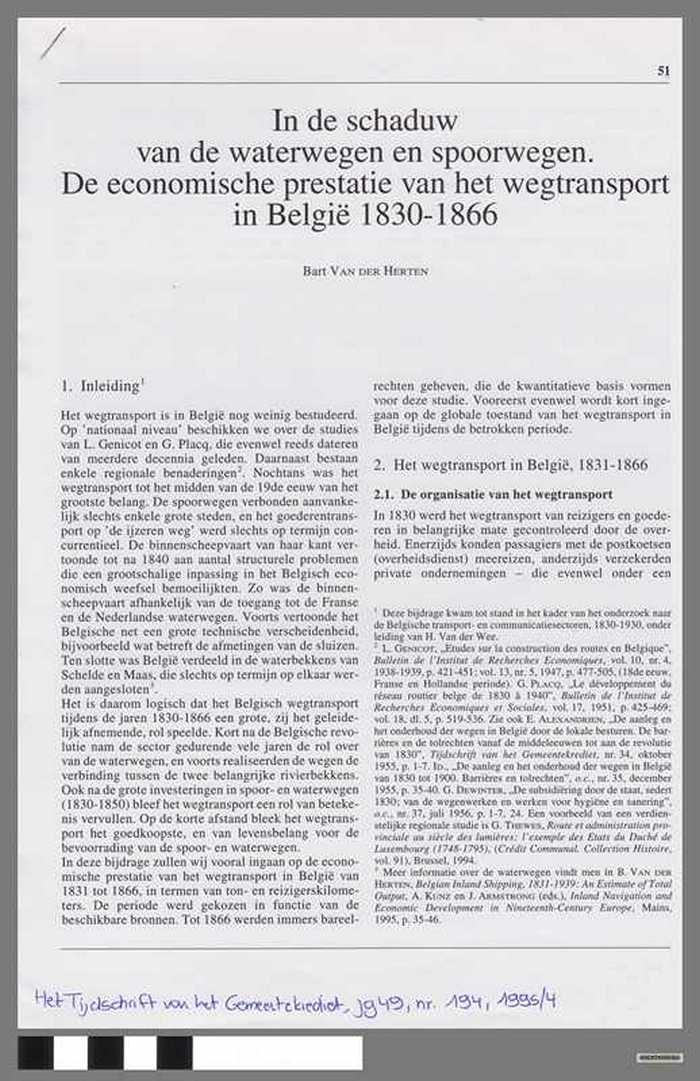 In de schaduw van de waterwegen en spoorwegen.