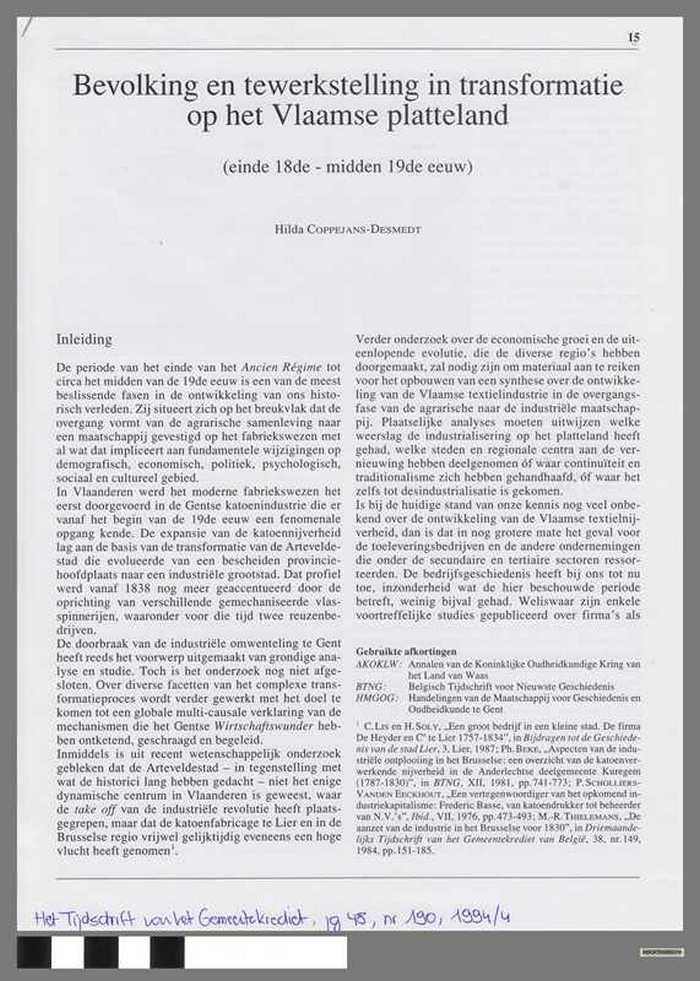 Bevolking en tewerkstelling in transformatie op het Vlaamse platteland