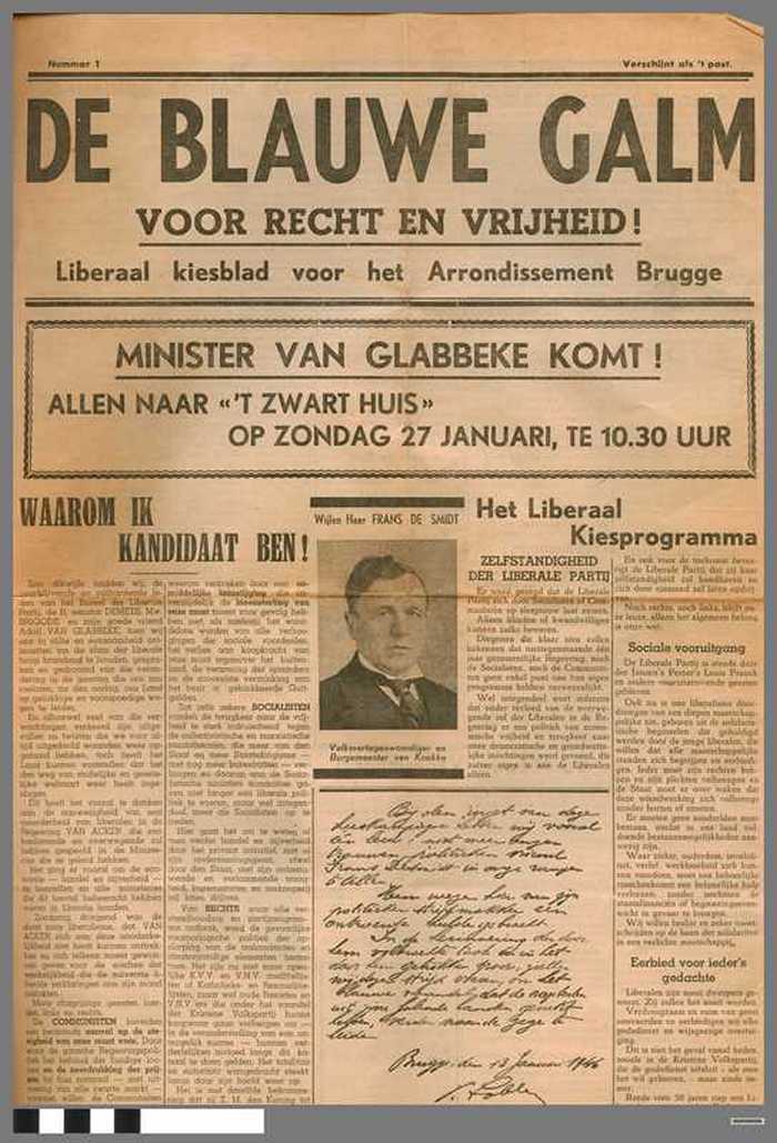 De blauwe galm voor recht en vrijheid - Nummer 1