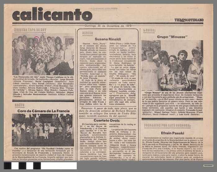 Calicanto - Tiempo cotidiano