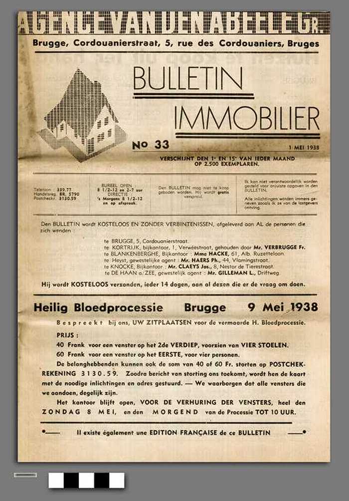 Agence Van Den Abeele Gr.: Bulletin Immobilier nr 33