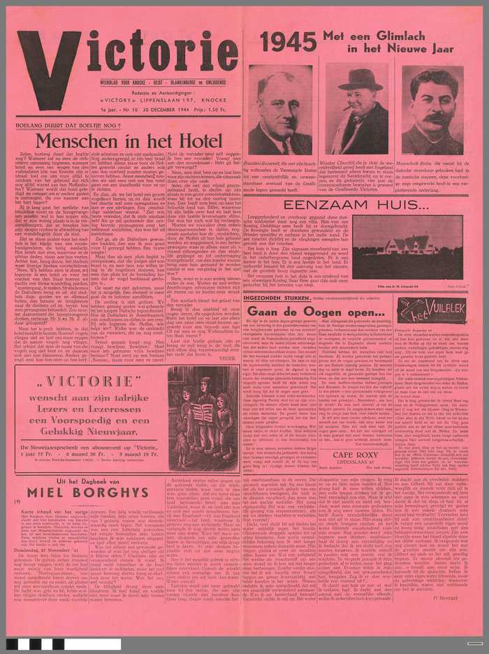 Krantje: Victorie - 1e jaar - N