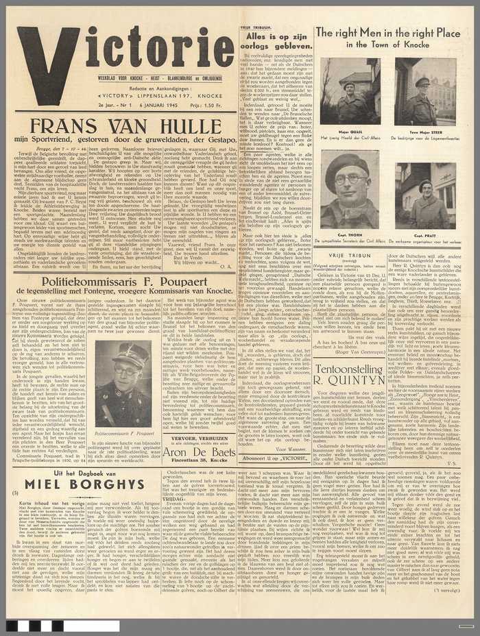 Krantje: Victorie - 2e jaar - N