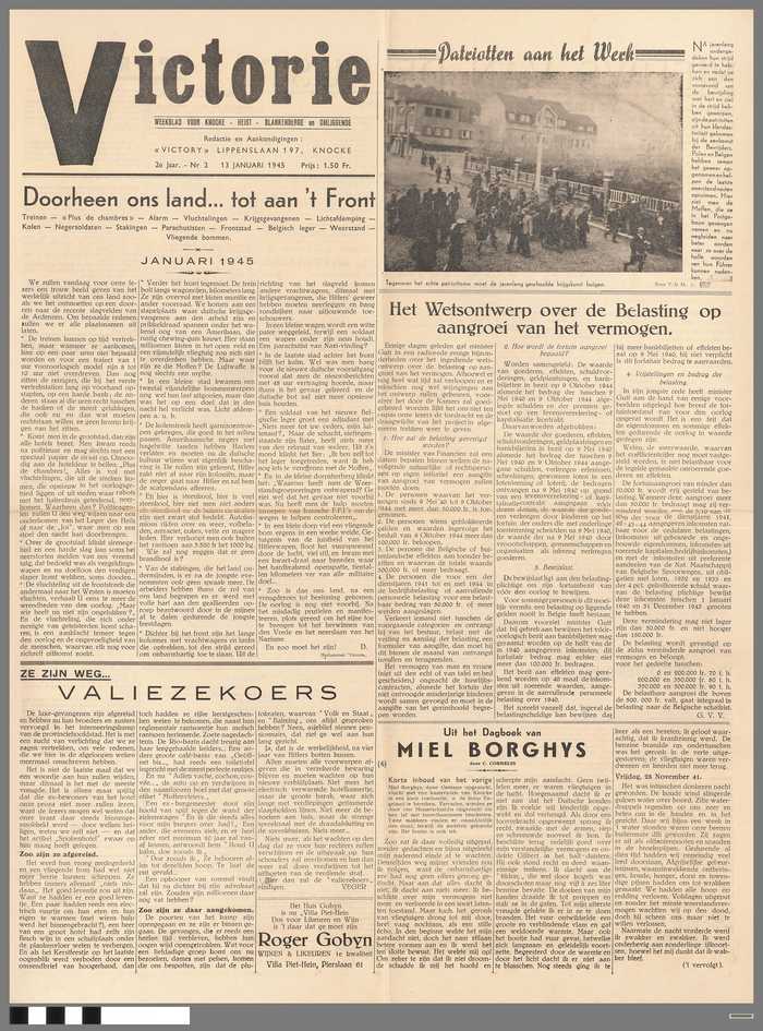 Krantje: Victorie - 2e jaar - N