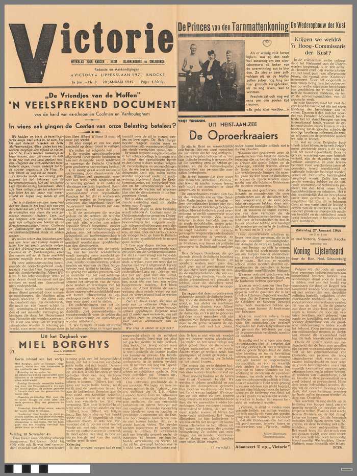 Krantje: Victorie - 2e jaar - N