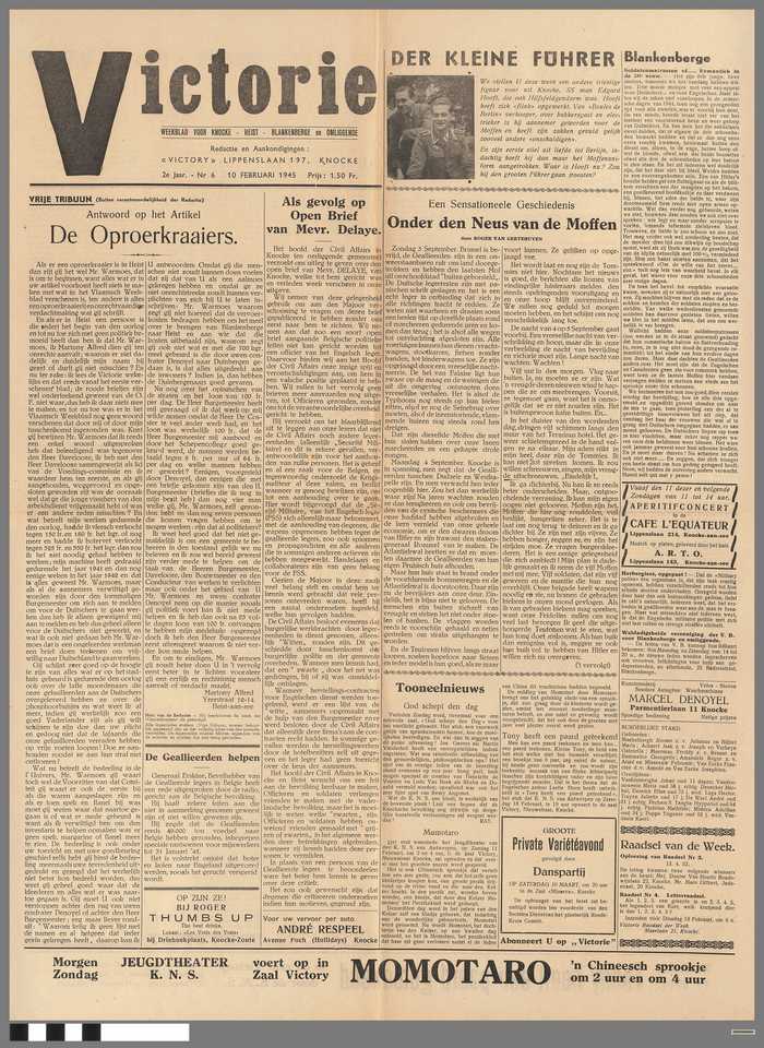 Krantje: Victorie - 2e jaar - N