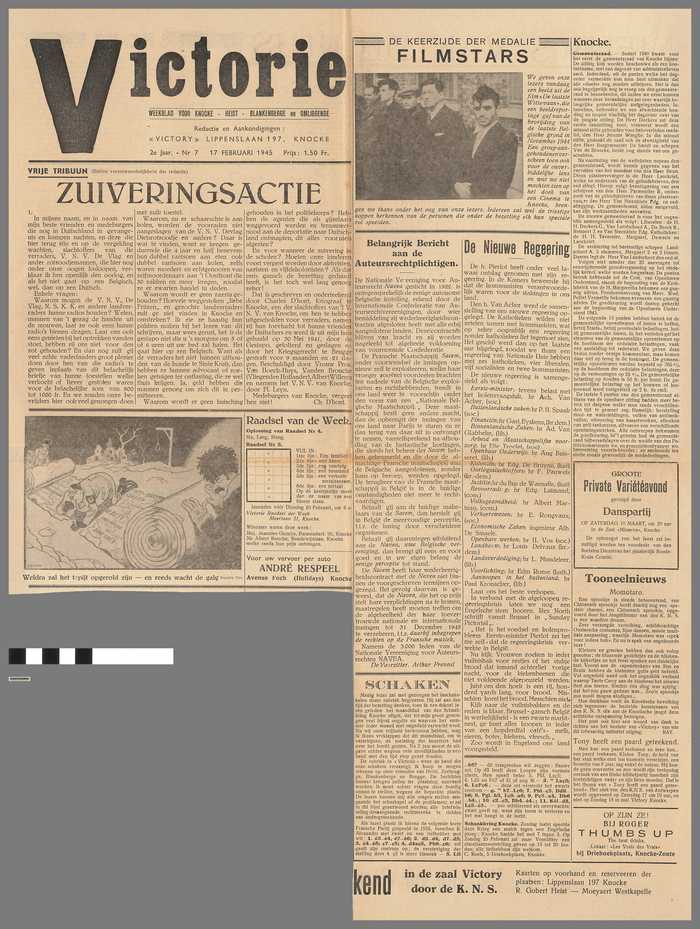 Krantje: Victorie - 2e jaar - N