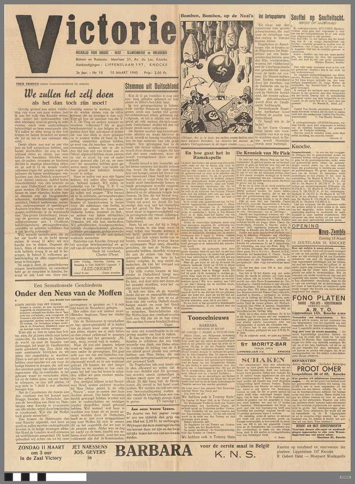 Krantje: Victorie - 2e jaar - N