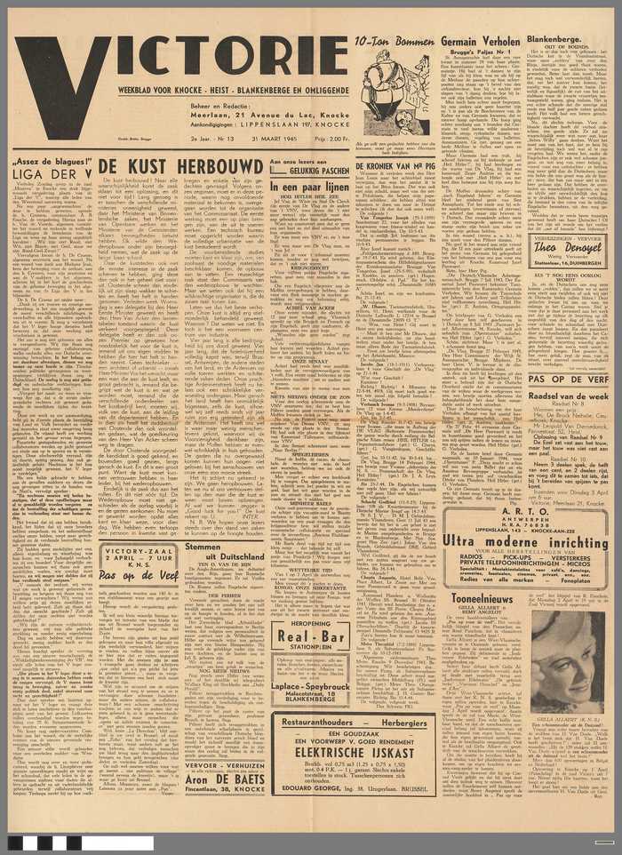 Krantje: Victorie - 2e jaar - N