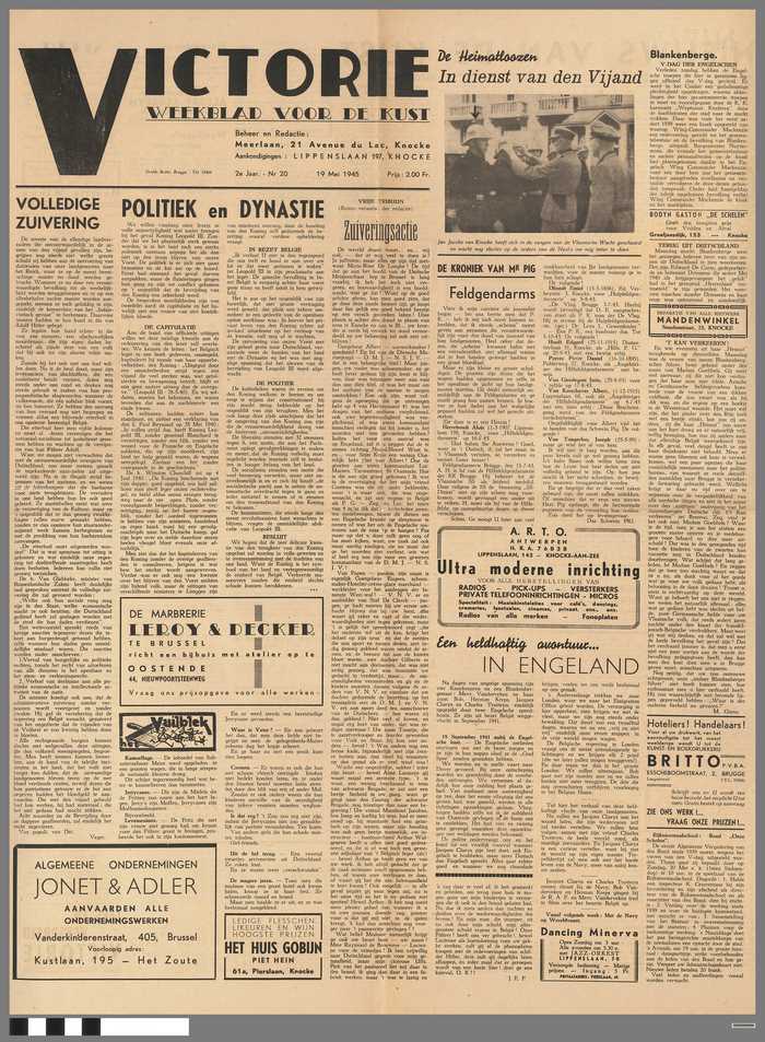 Krantje: Victorie - 2e jaar - N