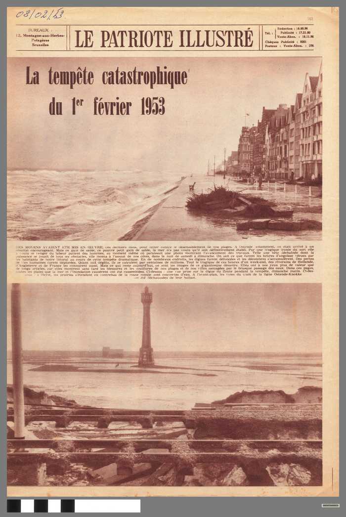 Le Patriote Illustré - La tempête catastrophique du 1er février 1953