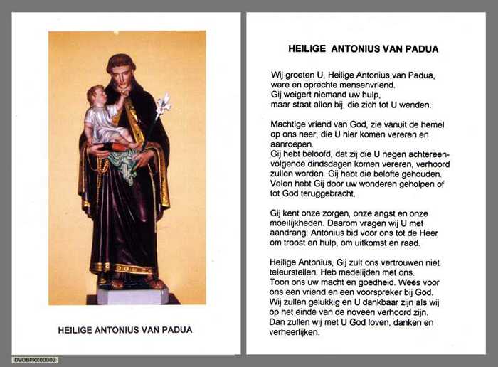 ANTONIUS VAN PADUA