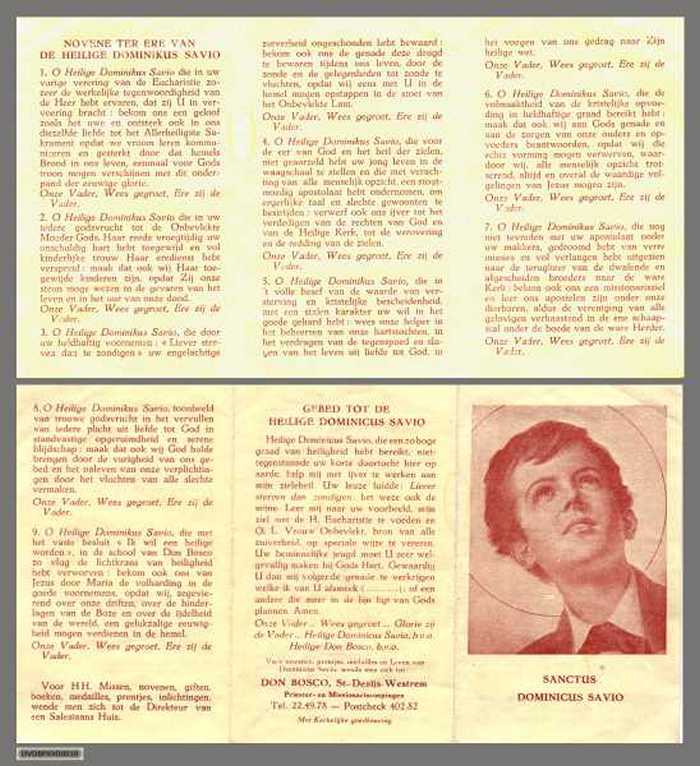 DOMINICUS SAVIO (Sanctus)