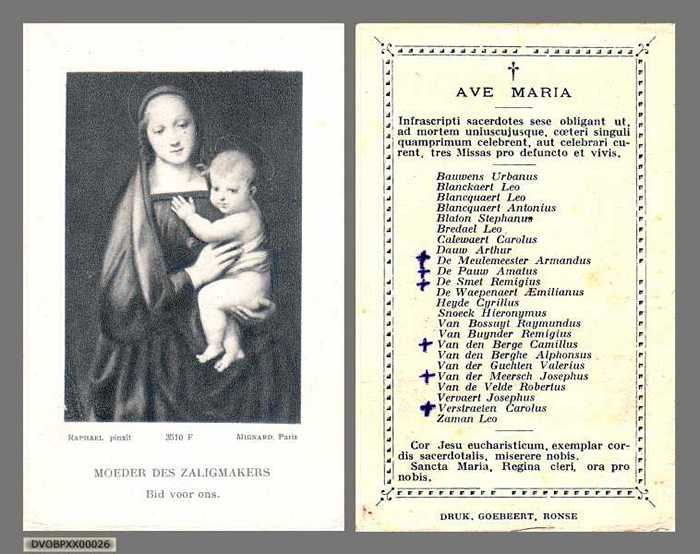 MARIA (MOEDER DES ZALIGMAKERS)